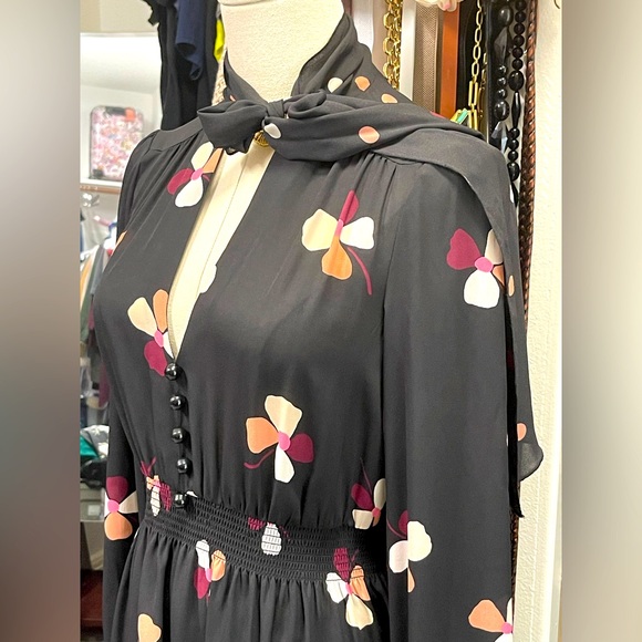 Kate Spade Glitzy Ritzy Dusk Buds Print Mini Dress Size S NWOT - Picture 2 of 12